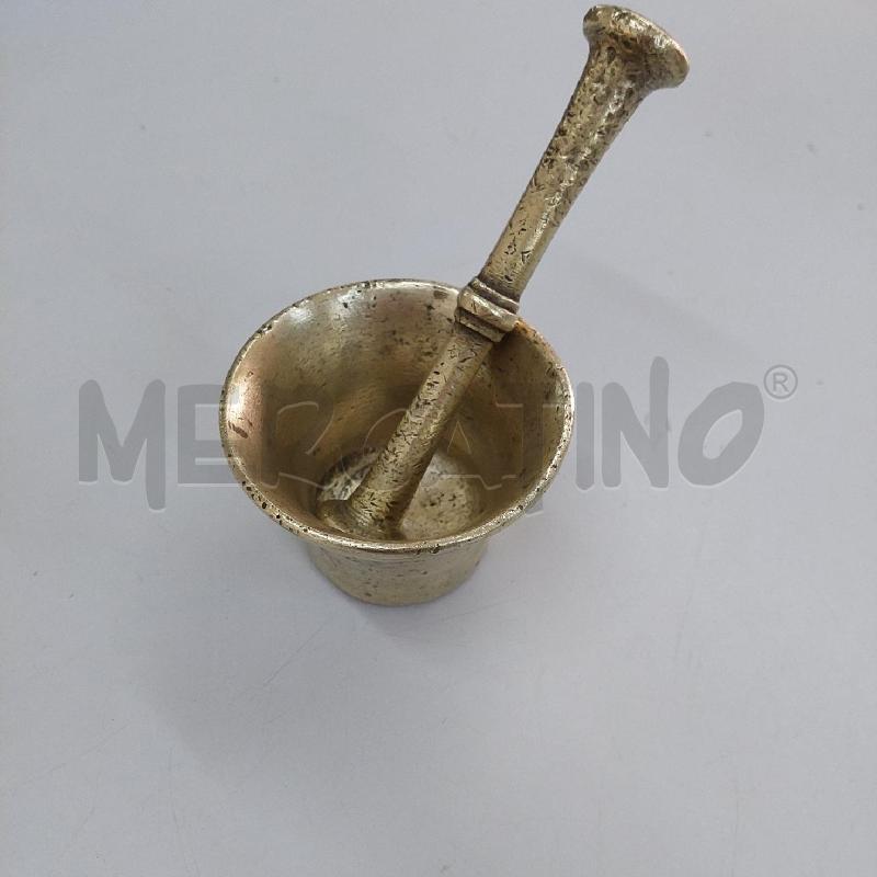 MORTAIO CON PISTONE IN OTTONE | Mercatino dell'Usato Alcamo 1
