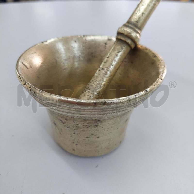 MORTAIO CON PISTONE IN OTTONE | Mercatino dell'Usato Alcamo 2