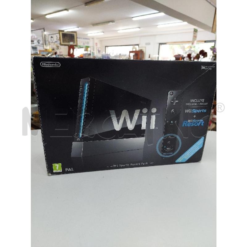 NINTENDO WII NERA + SCATOLA | Mercatino dell'Usato Alcamo 1