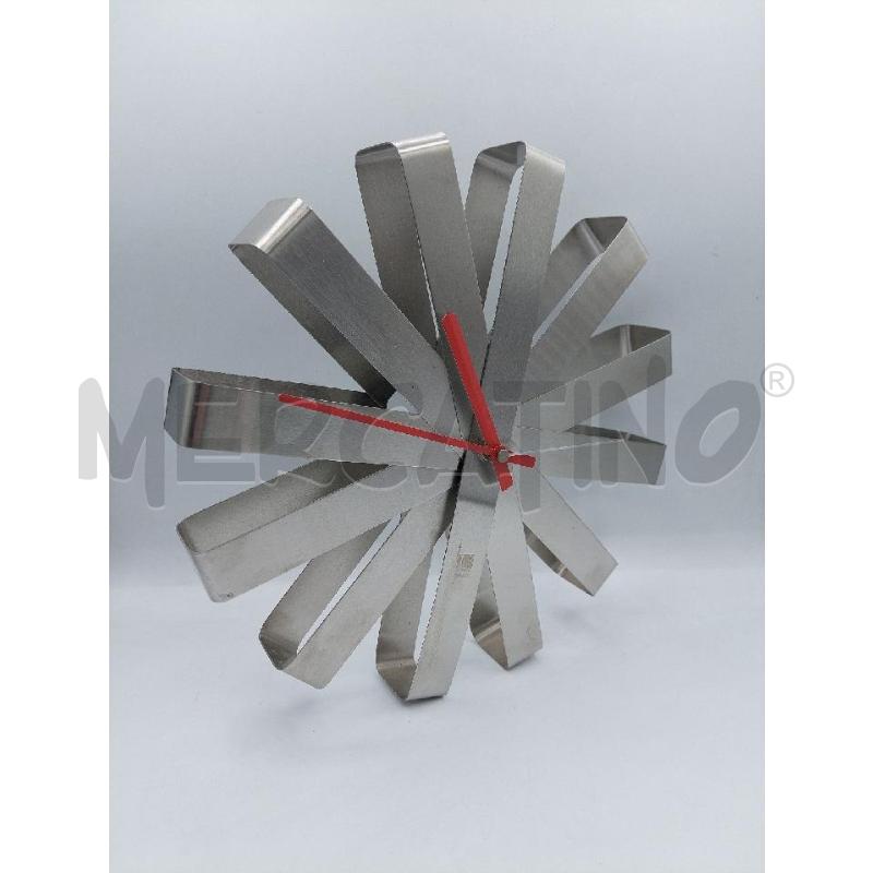 OROLOGIO DA PARETE ACCIAIO UMBRA | Mercatino dell'Usato Alcamo 2