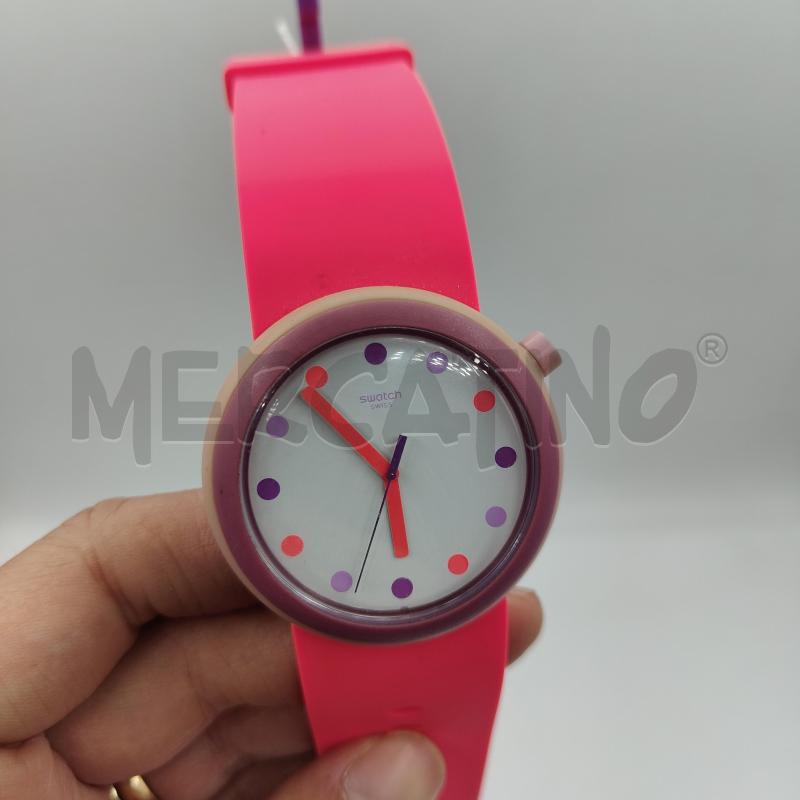 OROLOGIO DA POLSO SWATCH POPALICIOUS ROSA FLUO E VIOLA | Mercatino dell'Usato Alcamo 2