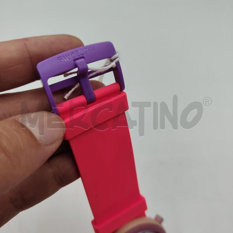 OROLOGIO DA POLSO SWATCH POPALICIOUS ROSA FLUO E VIOLA | Mercatino dell'Usato Alcamo 4