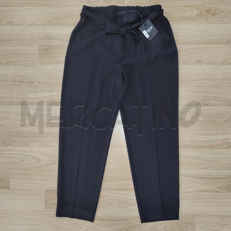 PANTALONE DONNA NERO LEGGERO EMME MARELLA | Mercatino dell'Usato Alcamo 1