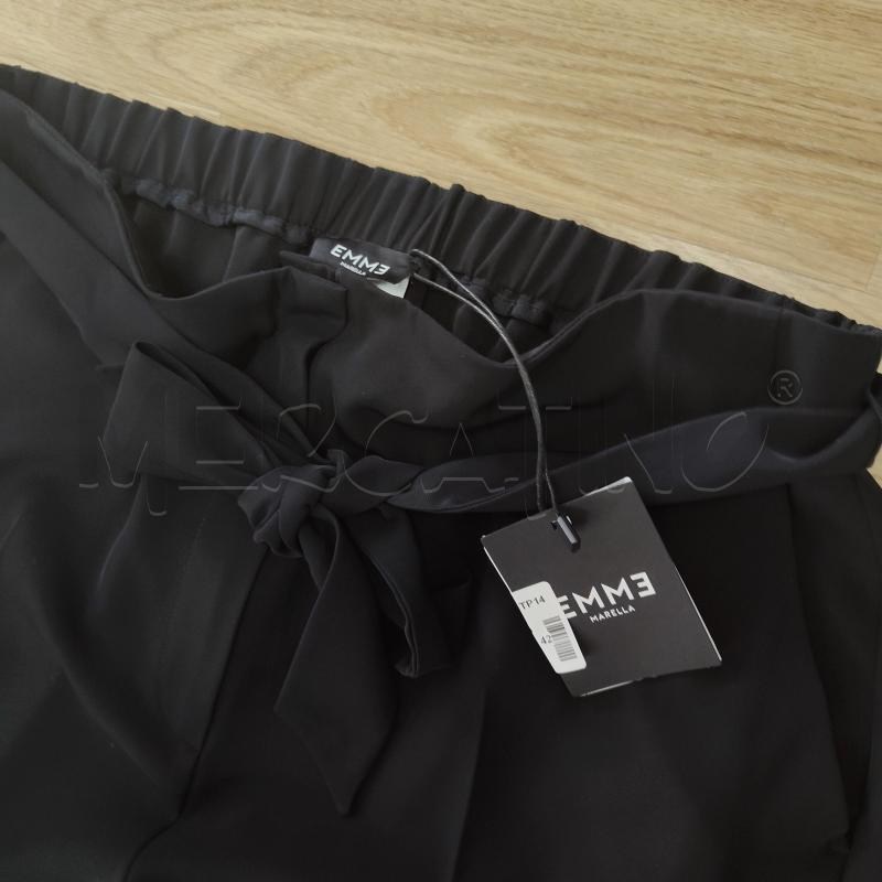 PANTALONE DONNA NERO LEGGERO EMME MARELLA | Mercatino dell'Usato Alcamo 2