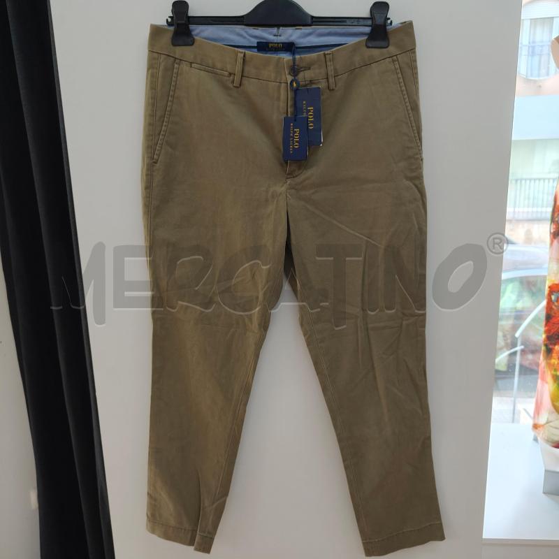 PANTALONE DONNA VERDE MILITARE VSTRETTO POLO RALPH LAUREN | Mercatino dell'Usato Alcamo 1