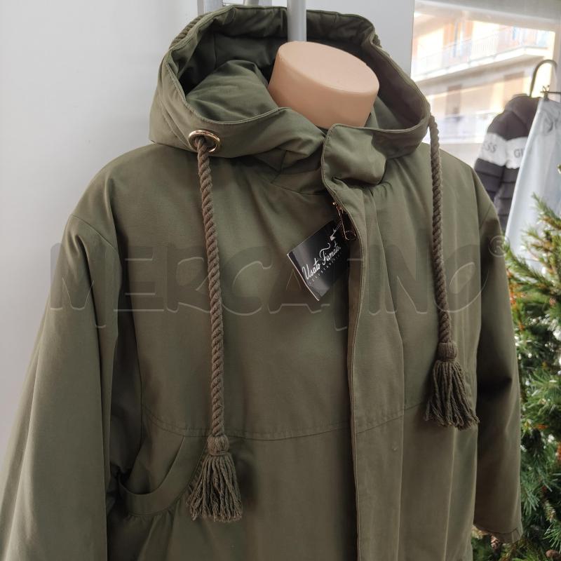 PARKA DONNA VERDE MILITARE MAX&CO INTERNO PELLICCIA DOUBLEFACE | Mercatino dell'Usato Alcamo 2