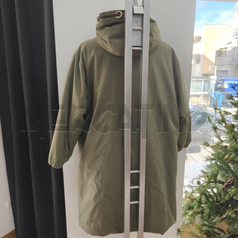 PARKA DONNA VERDE MILITARE MAX&CO INTERNO PELLICCIA DOUBLEFACE | Mercatino dell'Usato Alcamo 3