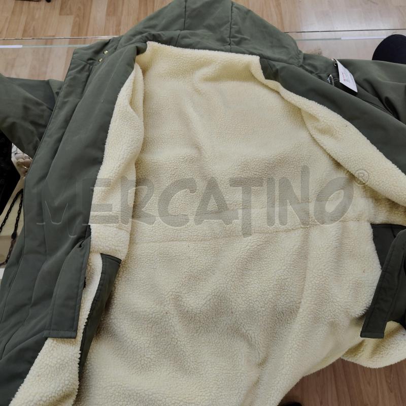PARKA DONNA VERDE MILITARE MAX&CO INTERNO PELLICCIA DOUBLEFACE | Mercatino dell'Usato Alcamo 4