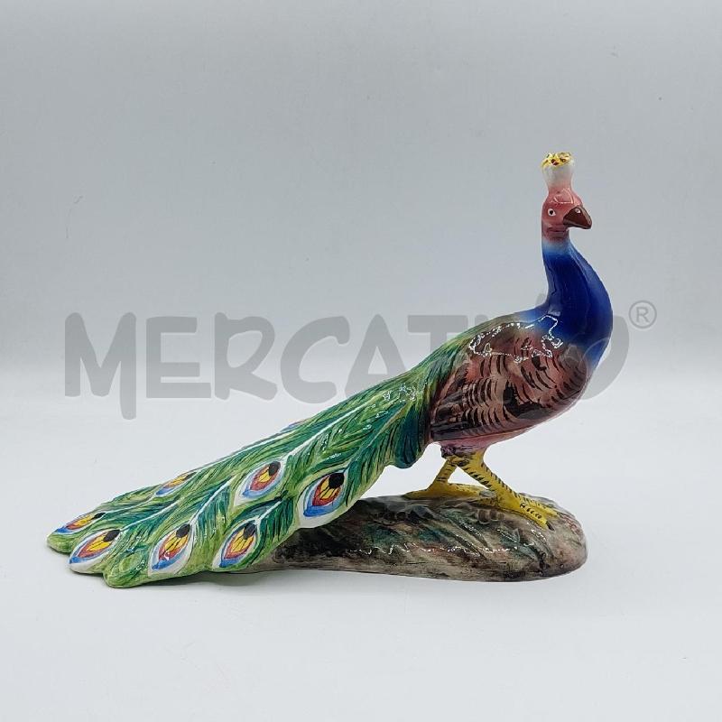 PAVONE CERAMICA DIPINTO ITALY 1953 | Mercatino dell'Usato Alcamo 1
