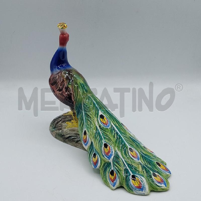 PAVONE CERAMICA DIPINTO ITALY 1953 | Mercatino dell'Usato Alcamo 2