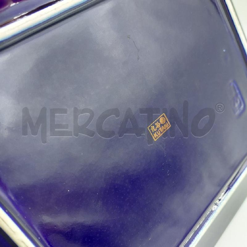 PIATTO KUTANI BLU DORATO CON PAVONE | Mercatino dell'Usato Alcamo 3