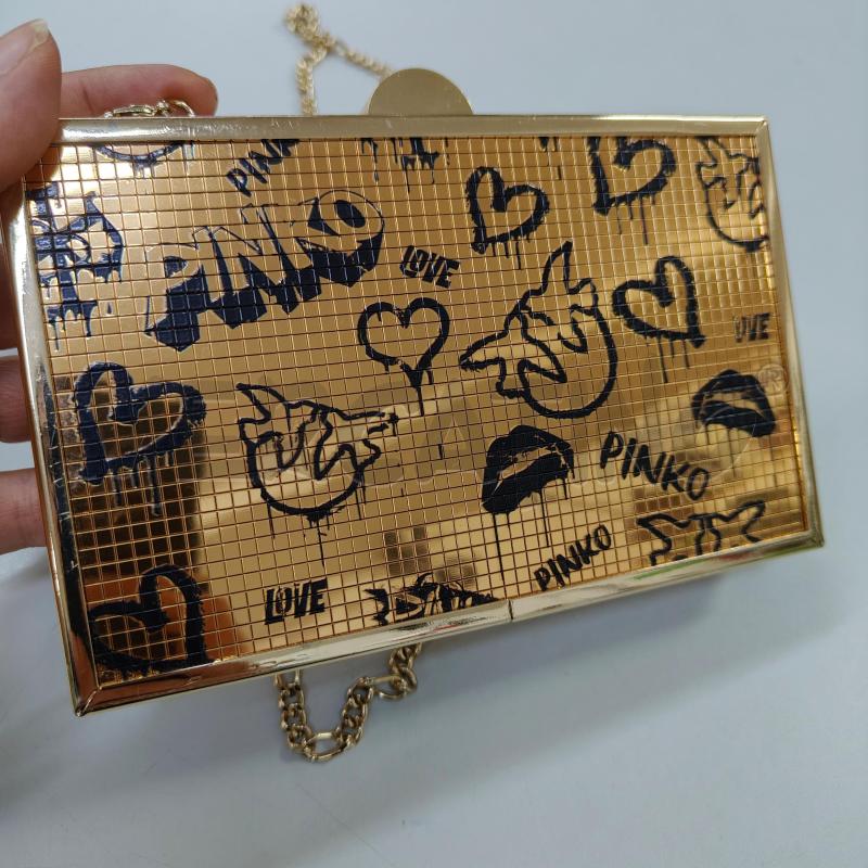 POCHETTE D. DORATA PINKO RIGIDA | Mercatino dell'Usato Alcamo 5