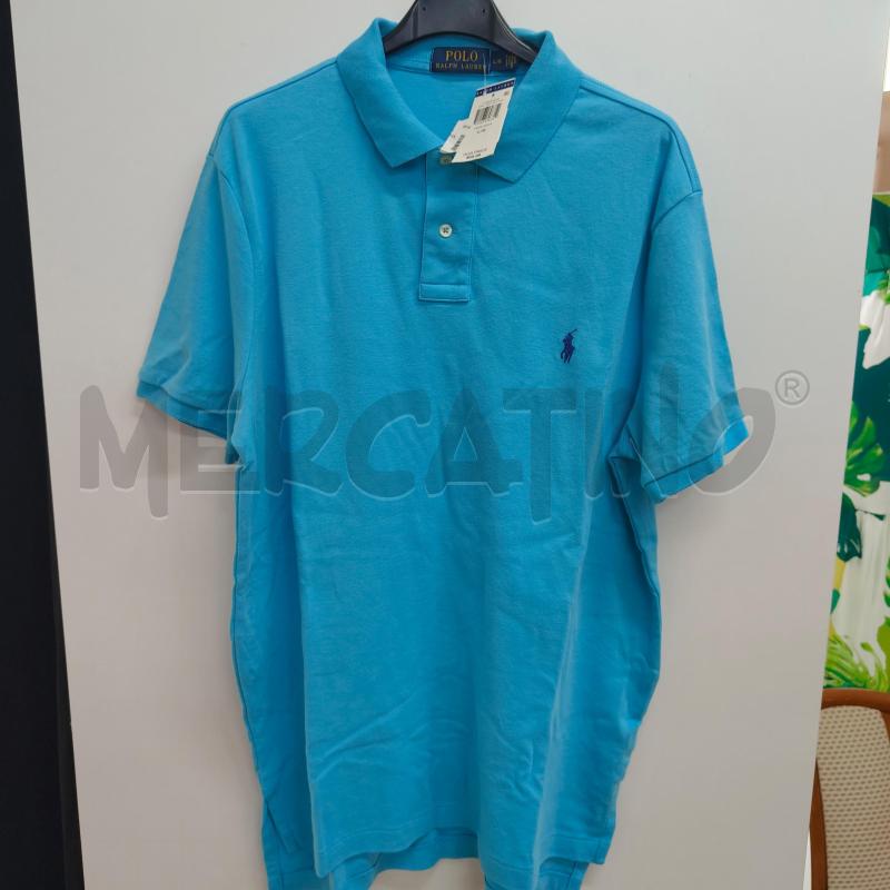 POLO UOMO CELESTE POLO RALPH LAUREN | Mercatino dell'Usato Alcamo 1