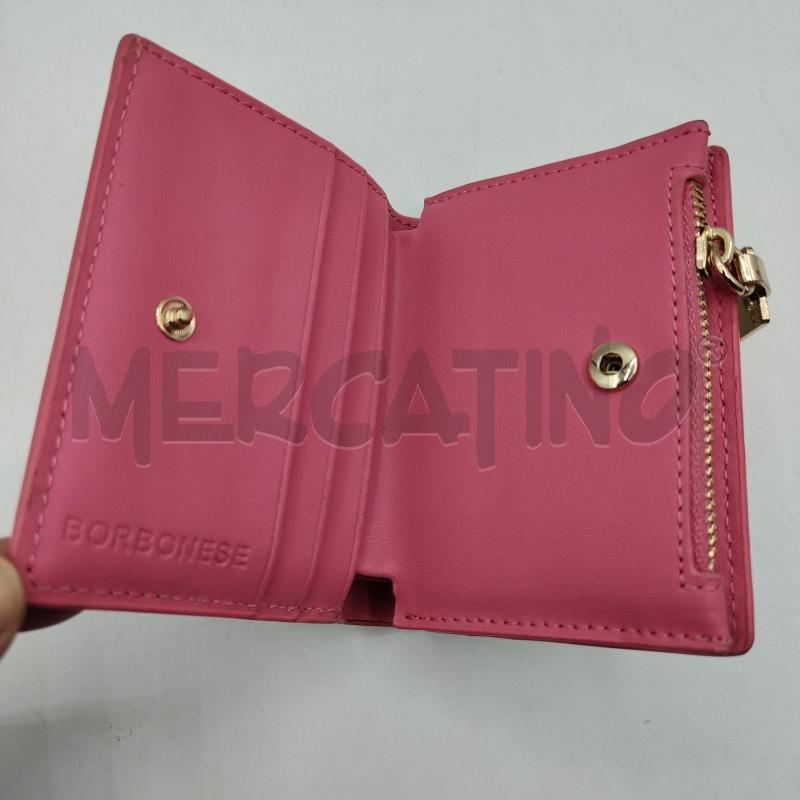 PORTA FOGLIO D. BORBONESE PANNA INTERNO ROSA | Mercatino dell'Usato Alcamo 2