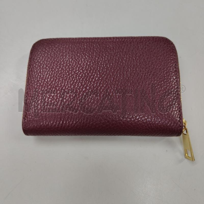 PORTA FOGLIO D. PELLE BORDEAUX  | Mercatino dell'Usato Alcamo 3
