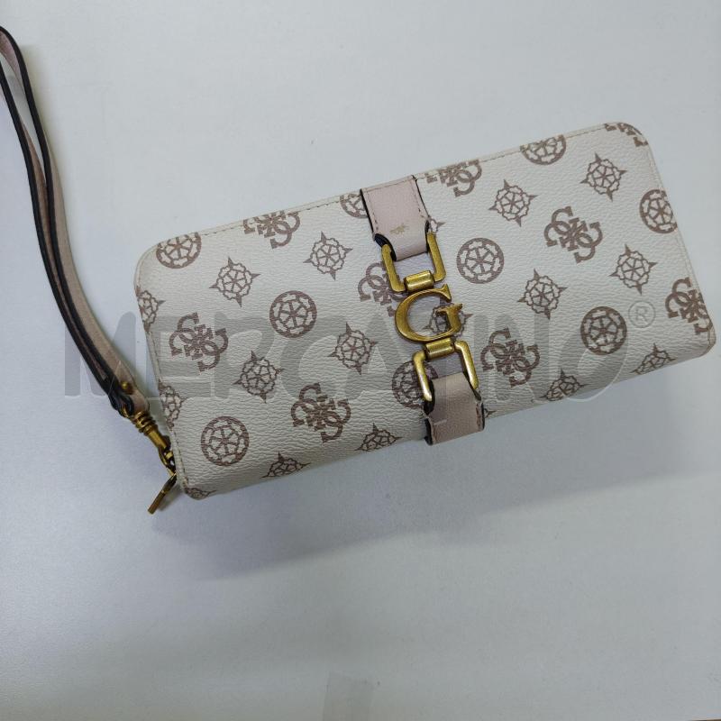 PORTA FOGLIO D. ROSA GUESS CON LOGHI | Mercatino dell'Usato Alcamo 1