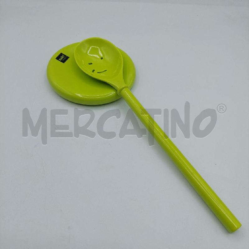 PORTA MESTOLO + MESTOLO ZAK VERDE | Mercatino dell'Usato Alcamo 2