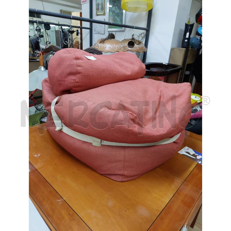 POUF BORDEAUX CON POGGIA SCHIENA | Mercatino dell'Usato Alcamo 1