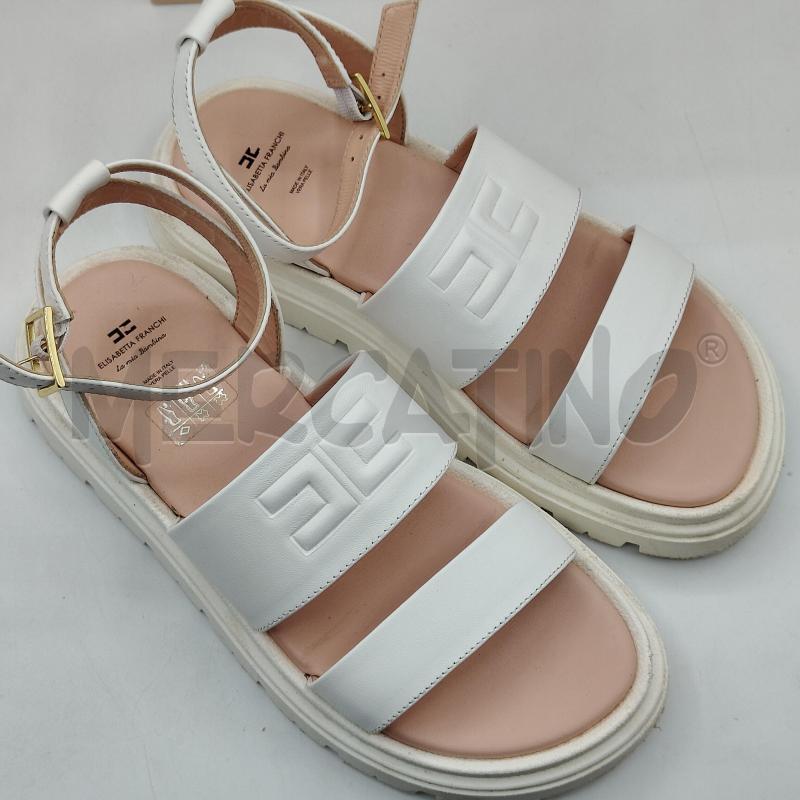 SANDALI BAMBINA BIANCHI ELISABETTA FRANCHI LA MIA BAMBINA | Mercatino dell'Usato Alcamo 2