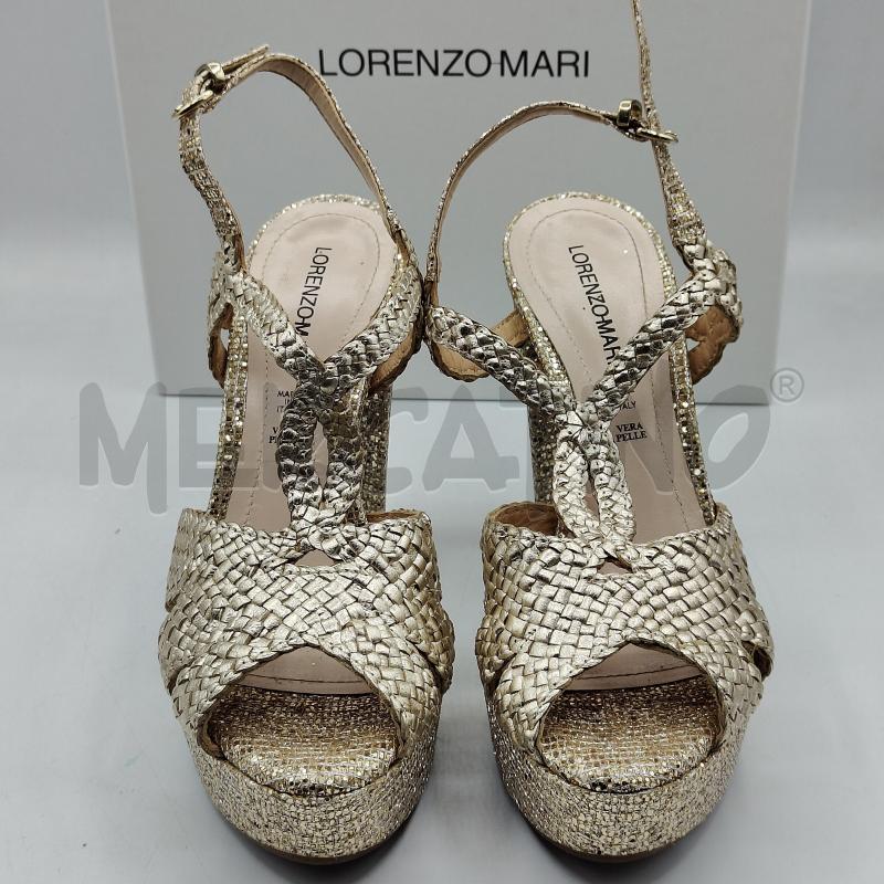 SANDALI DONNA DORATI LORENZO MARI | Mercatino dell'Usato Alcamo 3