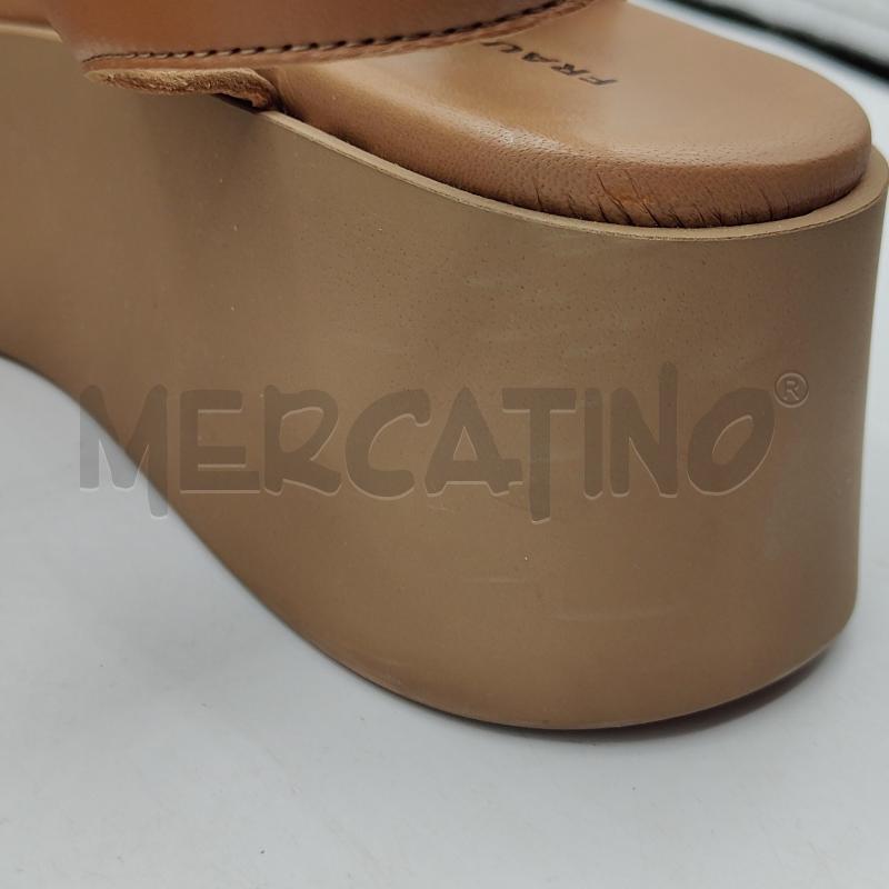 SANDALI DONNA FRAU MARRONE E BEIGE FASCIA | Mercatino dell'Usato Alcamo 5