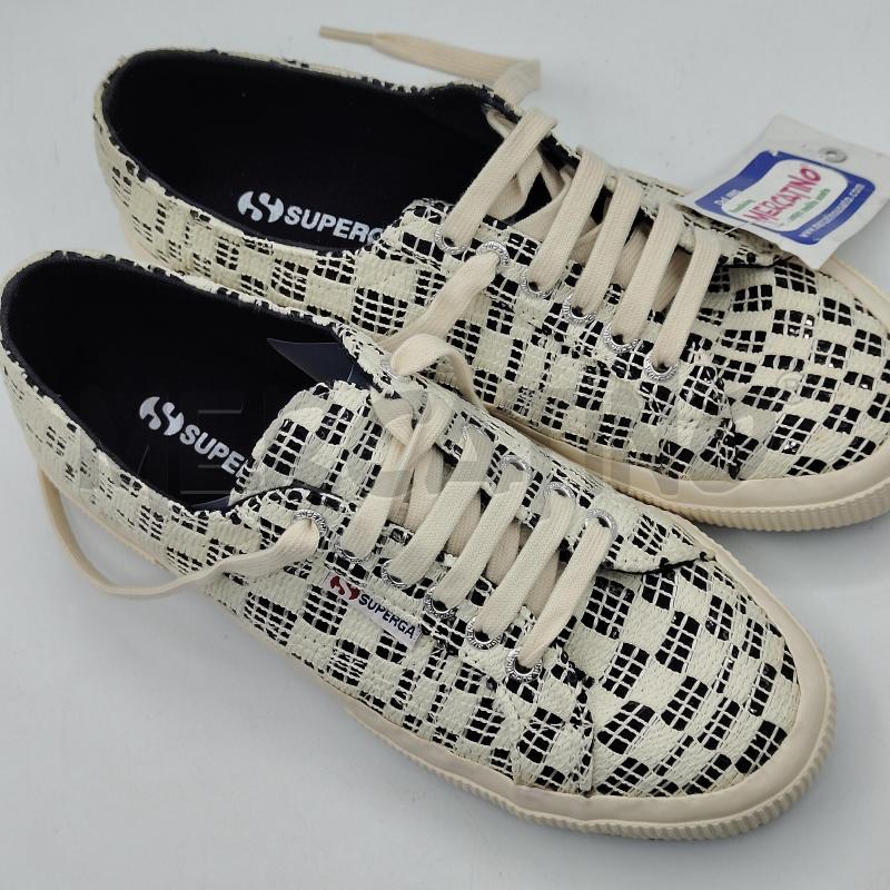 SCARPE DONNA TELA SUPERGA NERE PANNA  | Mercatino dell'Usato Alcamo 5