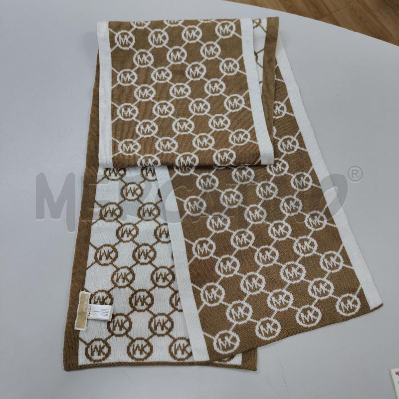 SCIARPA DONNA MICHAEL KORS BIANCA BEIGE   | Mercatino dell'Usato Alcamo 1