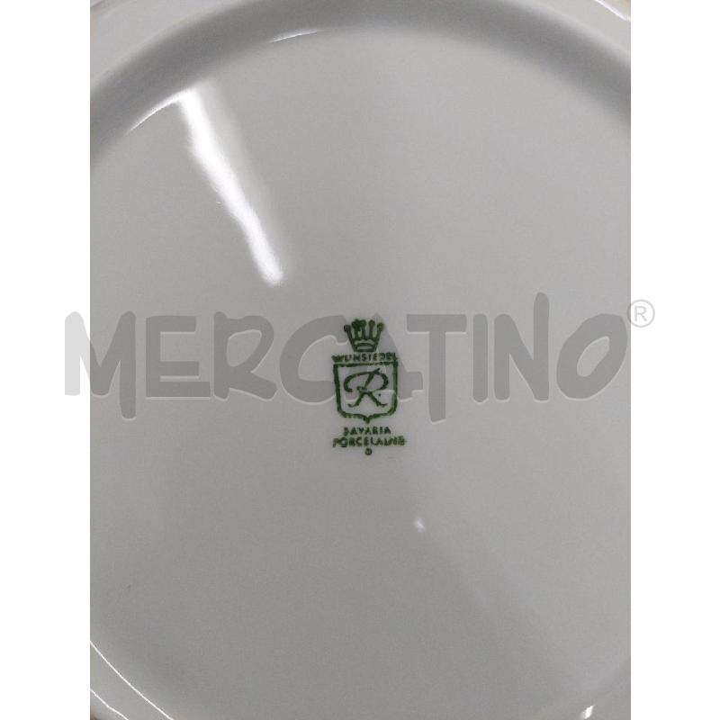 SERVIZIO PIATTI BAVARIA BIANCO FIORI AZZURRI PZ.41 | Mercatino dell'Usato Alcamo 4