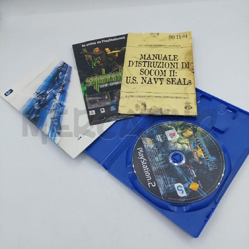 SOCOM II U.S. NAVY SEALS - PLAYSTATION 2 CIB  | Mercatino dell'Usato Alcamo 3