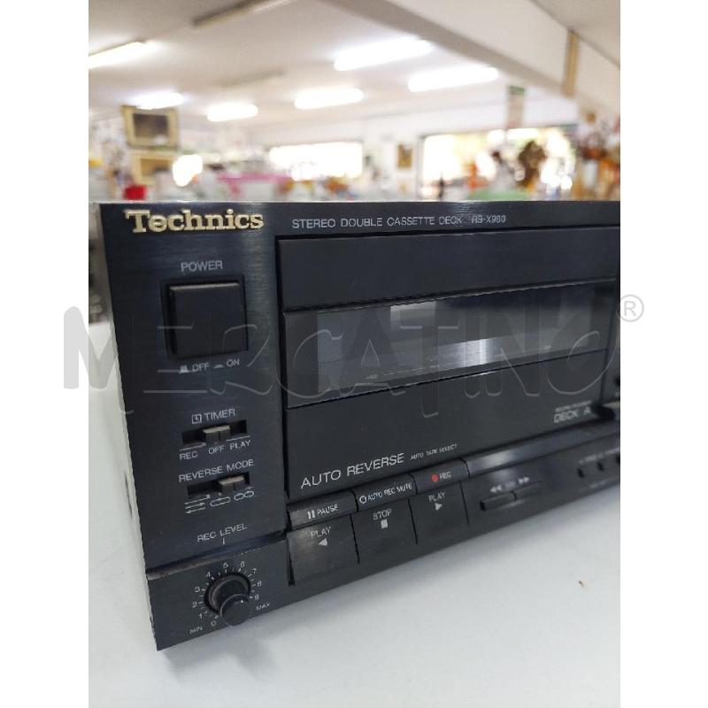 STEREO CASSETTE DOUBLE DECK TECHNICS RS-X980 | Mercatino dell'Usato Alcamo 1