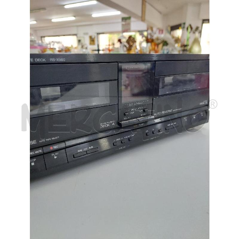 STEREO CASSETTE DOUBLE DECK TECHNICS RS-X980 | Mercatino dell'Usato Alcamo 4