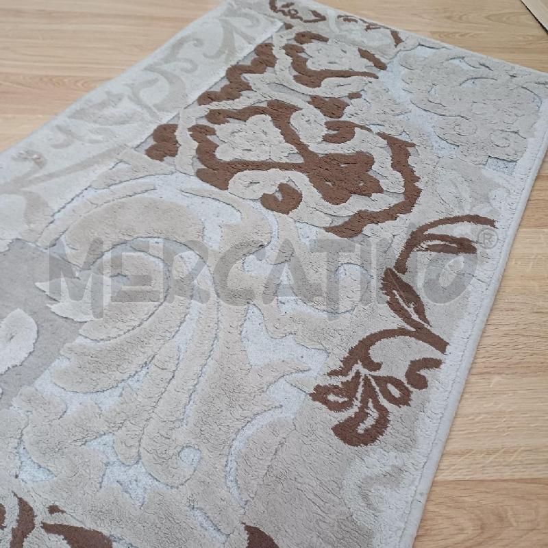 TAPPETO 110X60 CM BEIGE MARRONE MODERNO | Mercatino dell'Usato Alcamo 3