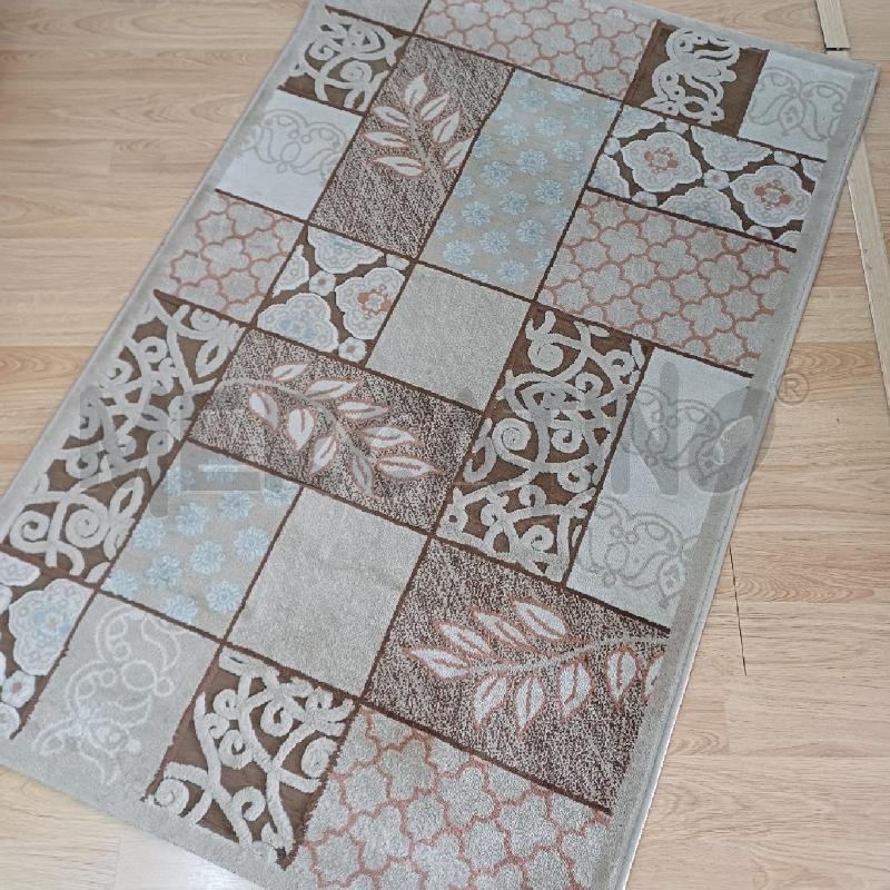 TAPPETO 150X100 MODERNO BEIGE QUADRI | Mercatino dell'Usato Alcamo 1