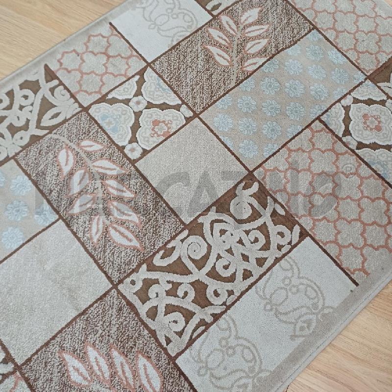TAPPETO 150X100 MODERNO BEIGE QUADRI | Mercatino dell'Usato Alcamo 2
