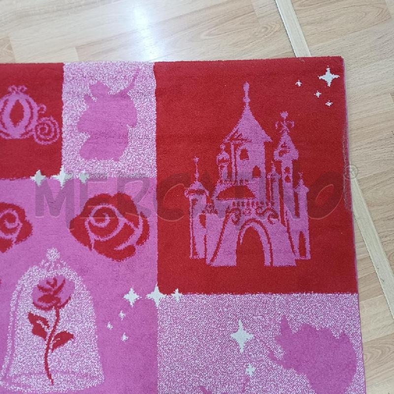 TAPPETO CAMERETTA PRINCIPESSA ROSSO FUCSIA DISNEY MT150X100 | Mercatino dell'Usato Alcamo 3