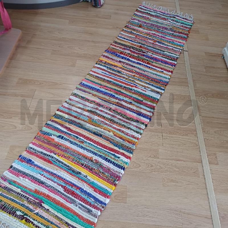 TAPPETO COTONE MULTICOLOR LUNGO | Mercatino dell'Usato Alcamo 1