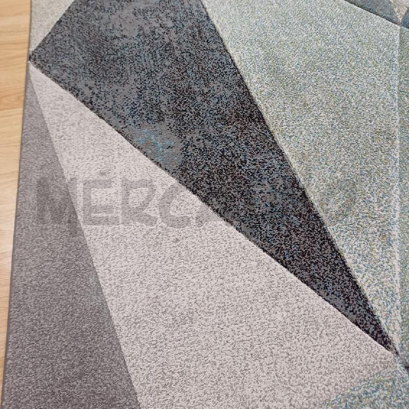 TAPPETO GRIGIO TRIANGOLI NERO MT2X290 MERINOS | Mercatino dell'Usato Alcamo 2
