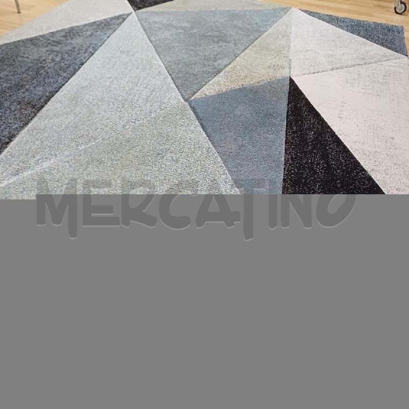 TAPPETO GRIGIO TRIANGOLI NERO MT2X290 MERINOS | Mercatino dell'Usato Alcamo 3