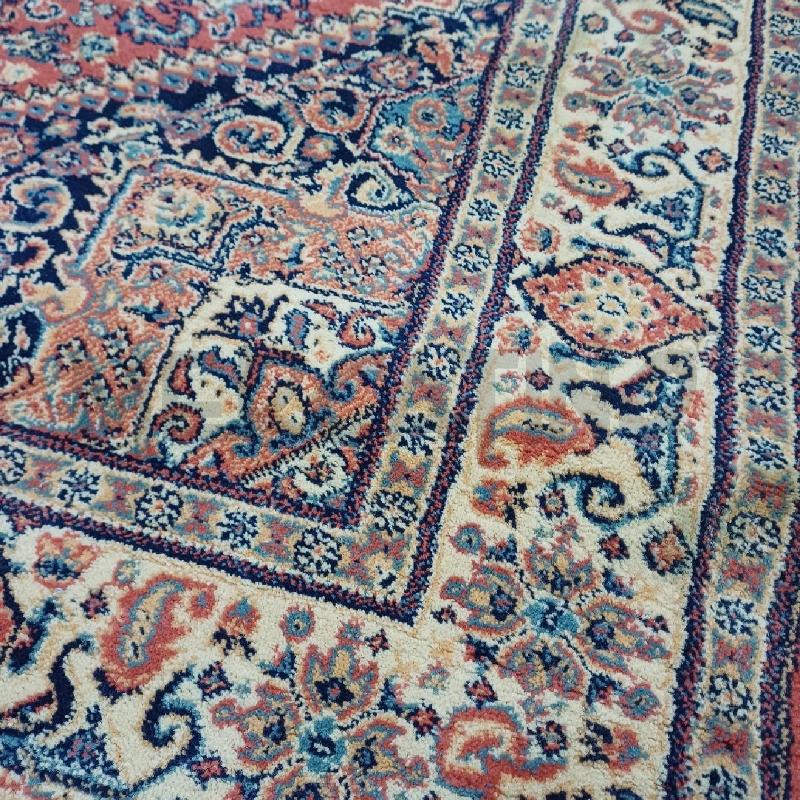 TAPPETO ROSA ANTICO E AZZURRO LANA MT140X200 | Mercatino dell'Usato Alcamo 4