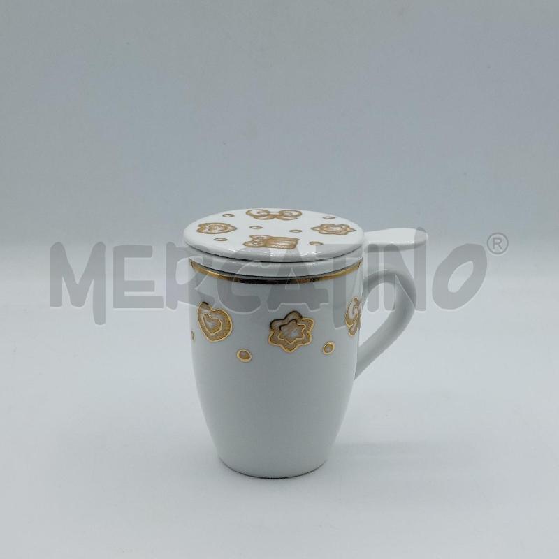 THUN TAZZA CON INFUSORE GOLD ICONS | Mercatino dell'Usato Alcamo 1