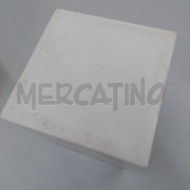 VASO BASE QUADRATA GRIGIO E BIANCO SFUMATO | Mercatino dell'Usato Alcamo 4