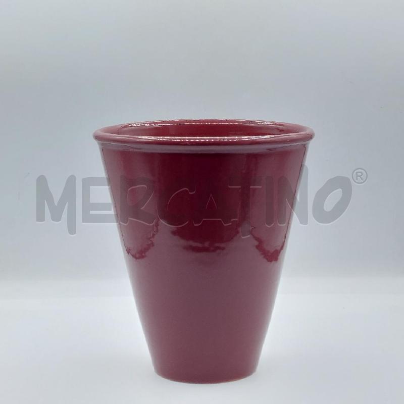 VASO BORDEAUX CERAMICA | Mercatino dell'Usato Alcamo 1