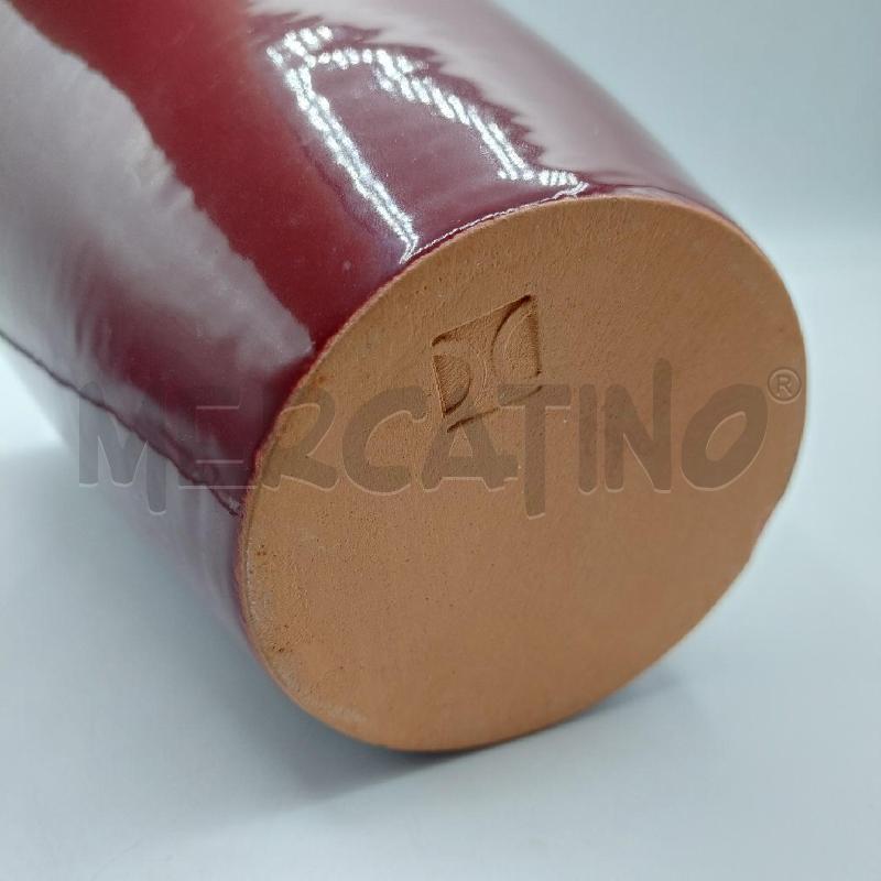 VASO BORDEAUX CERAMICA | Mercatino dell'Usato Alcamo 3