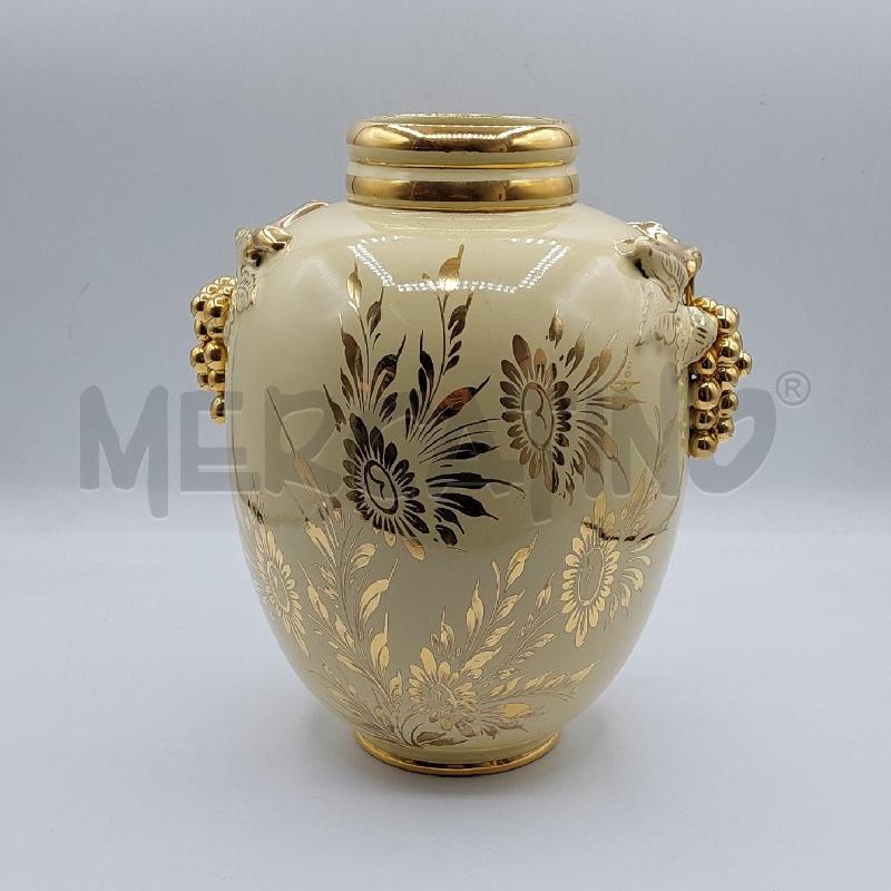 VASO CERAMICA PANNA DORATO  | Mercatino dell'Usato Alcamo 1