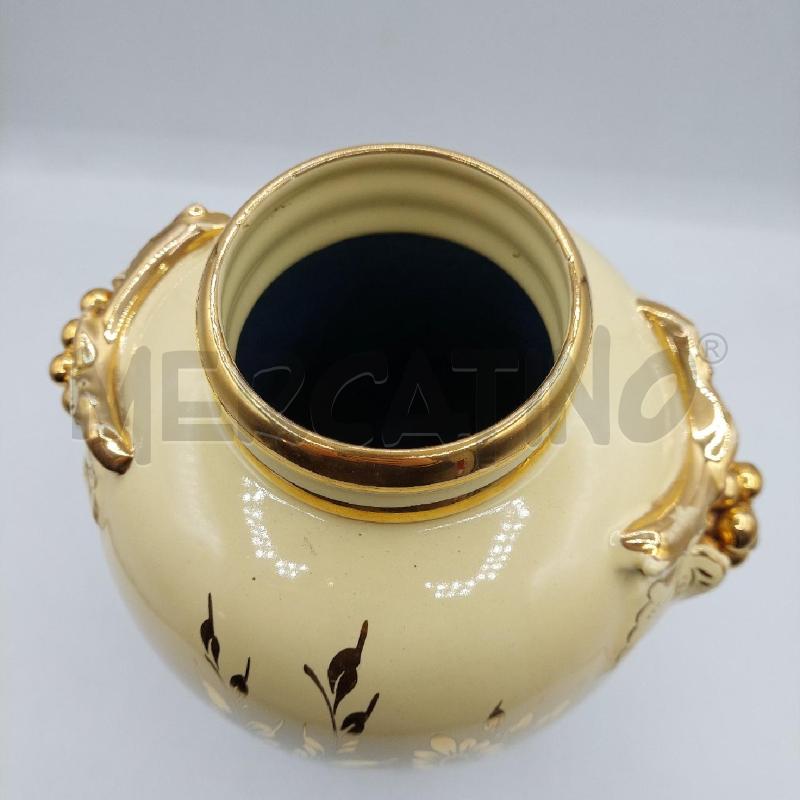 VASO CERAMICA PANNA DORATO  | Mercatino dell'Usato Alcamo 2