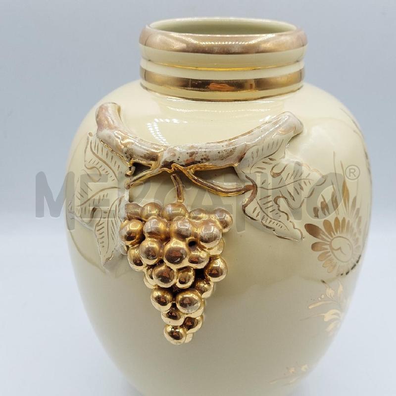 VASO CERAMICA PANNA DORATO | Mercatino dell'Usato Alcamo 2