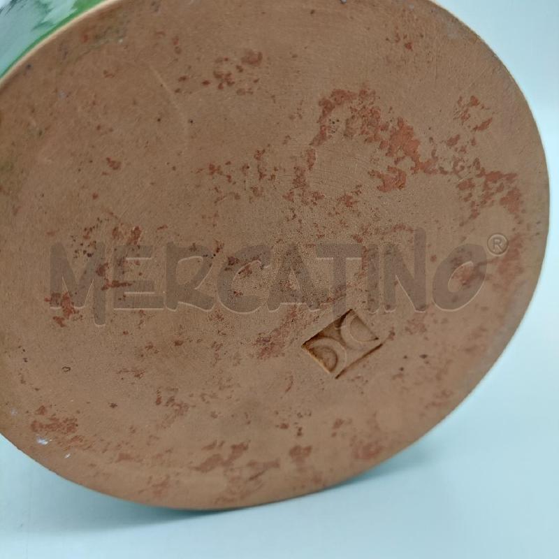 VASO CERAMICA VERDE CILINDRICO | Mercatino dell'Usato Alcamo 4
