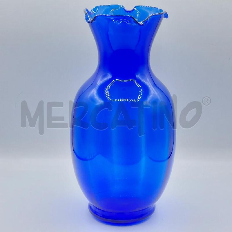 VASO VETRO BLU | Mercatino dell'Usato Alcamo 1