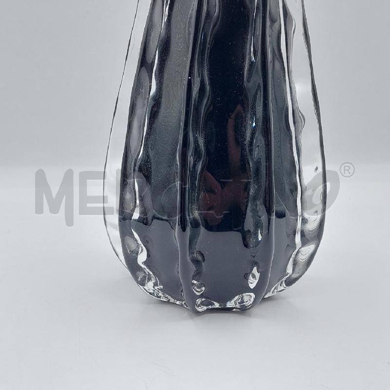 VASO VETRO NERO LUNGO CON PUNTE | Mercatino dell'Usato Alcamo 3