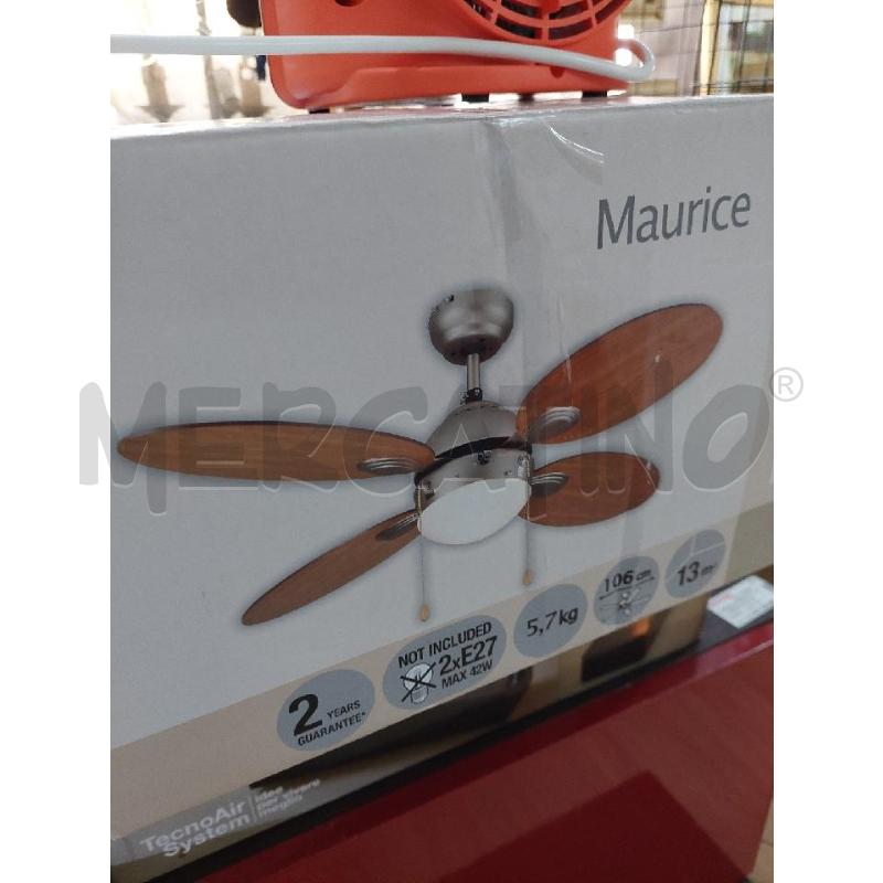 VENTILATORE SOFFITTO CON LAMPADA INSPIRE MAURICE | Mercatino dell'Usato Alcamo 2